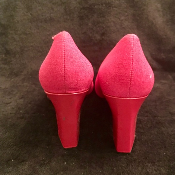 Moda Spana Fushia Heels Size -9M - Picture 5 of 6